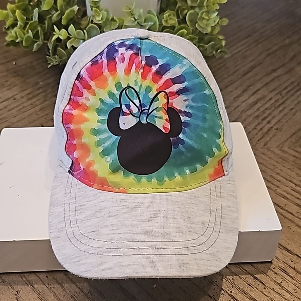 Tie dye Minnie girls hat Disney OSFA